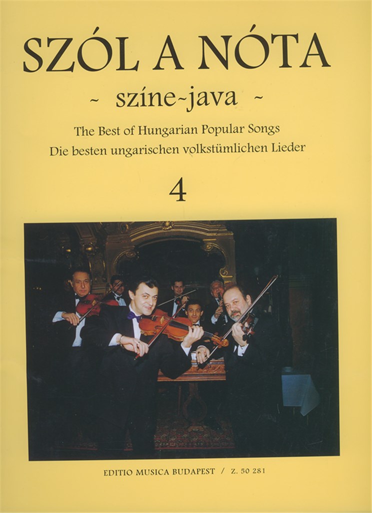 Szol a nota színe-java - 45 Ungarische Lieder Si
